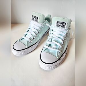 Womens Baby Blue  All Star Double Tongue Converse Size 11 Brand New